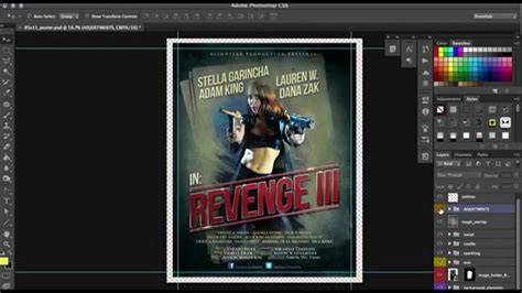If you choose another color system, for example, cmyk (which is used in the production and printing materials), colors in your. movie poster design in photoshop - use this premade ...