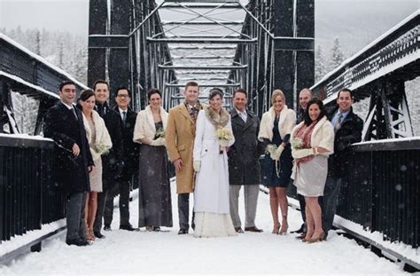 A Rustic Winter Wedding In Canmore Alberta Weddingbells