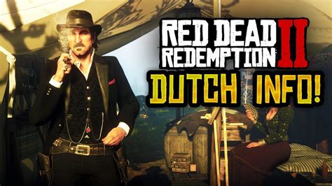Red Dead Redemption 2 Characters Dutch Van Der Linde In