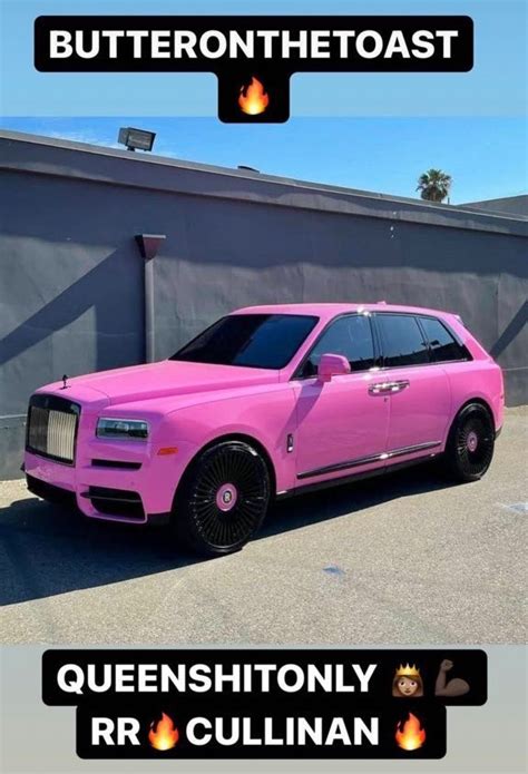 Nicki Minaj Continues To Paint Pink For Her Second Car Which Is A Rolls Royce Cullinan News