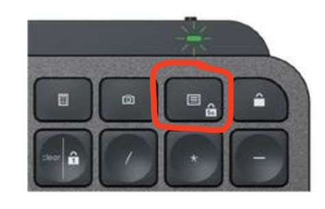 Logitech Keyboard Scroll Lock
