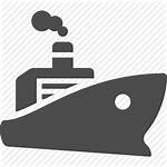 Icon Ship Cruise Logistics Shipping Icons Delivery