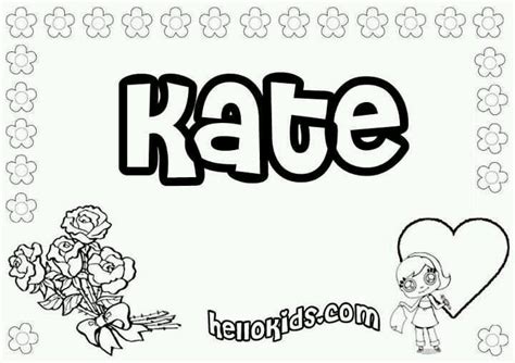 ️kate Coloring Pages Free Download