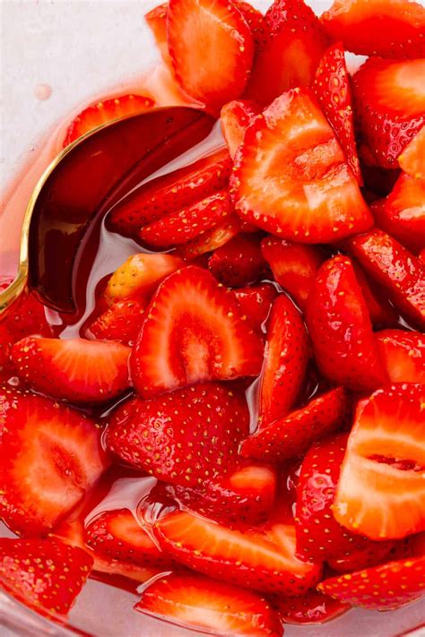 Macerated Strawberries Recipe For Shortcake Pancakes Waffles