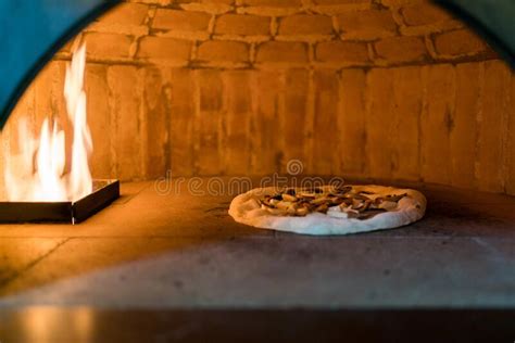 Inside The Oven For Baking Neapolitan Pizza In A Gas Fired Classic