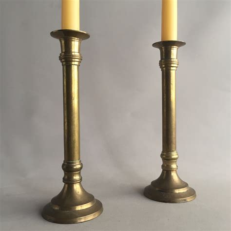 Brass Pillar Candle Stick Holders