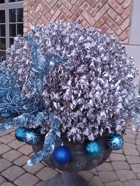 Ingenuity Of A Client Who Spray Painted Silver Her Dead Mums For Front