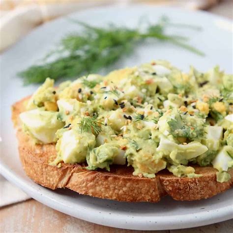 Avocado Egg Salad Toast Quick And Easy Recipe