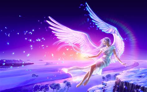 Fantasy Angel Wallpapers For Desktop Wallpapersafari