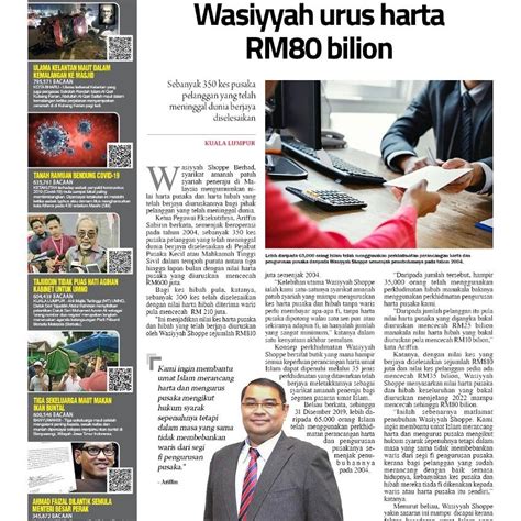 Awak, sangat, clippings, i kill you, self employed. Keratan Akhbar | Wasiyyah Shoppe Berhad