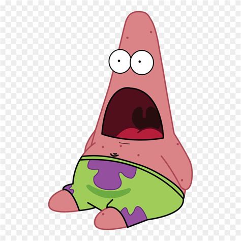Picture Patrick Star Shocked Clipart 1456380 Pinclipart