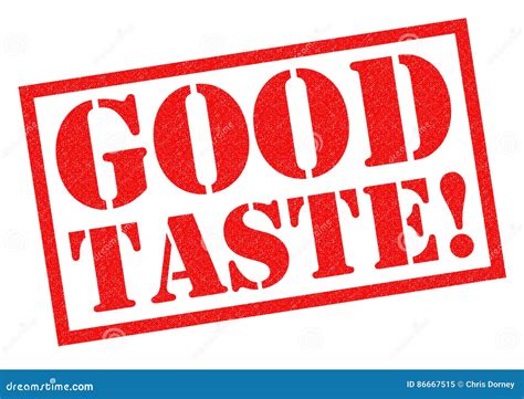Good Taste And Great Taste Stickers Vector Illustration Cartoondealer