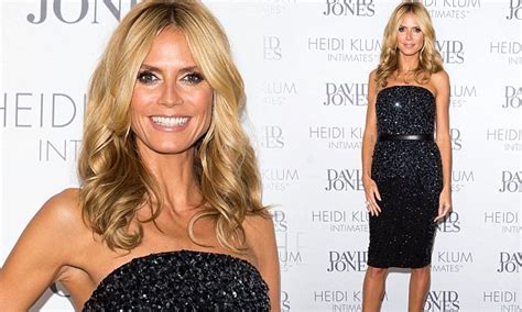 Heidi Klum Sent Elle Macpherson An Email When She Became Intimates Range Face Daily Mail Online