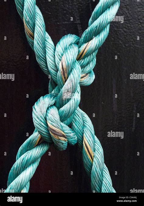 X Shaped Rope Knot Stock Photo Alamy