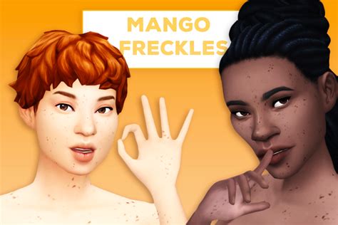 Sims 4 Ccs The Best Freckles By Pxelpunk