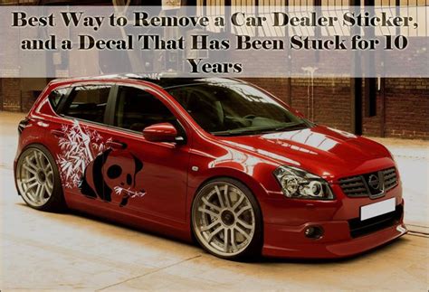 Made in usa · instant online quote · order free samples today Best way to remove a car dealer sticker, and a decal that ...
