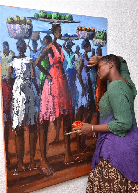 Astounding Ghanaian Paintermusician Nyornuwofia Agorsor Shares Some