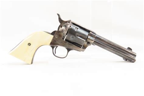 Cased Colt Frontier Six Shooter Single Action Army Revolver With
