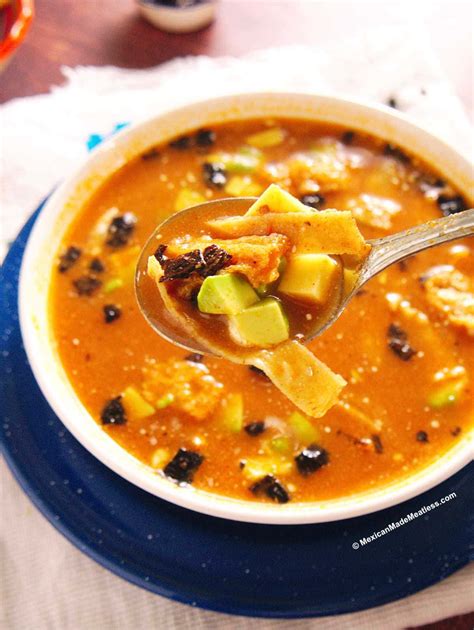 Authentic Mexican Tortilla Soup 30 Minute Vegan Recipe