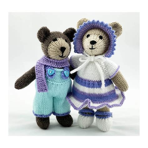teddy bear knitting pattern 8 5 inch removable clothes worked etsy australia