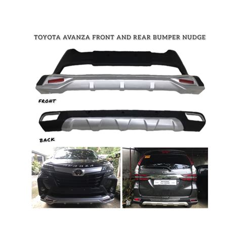 OC TOYOTA AVANZA FRONT AND REAR BUMPER NUDGE 5130 Shopee Philippines