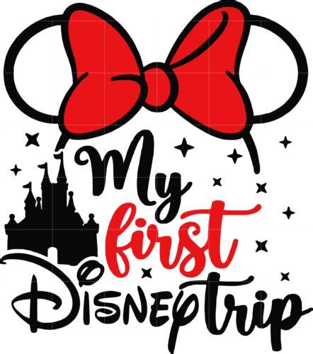 My First Trip SVG, Mickey Mouse SVG, Disney SVG in 2022 | Disney trip