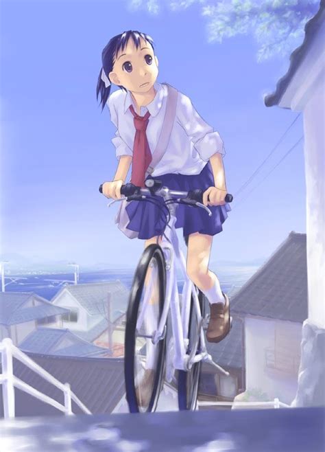 Anime Bicycle Wallpaper Anime Bicycle Wallpaper Bicycle