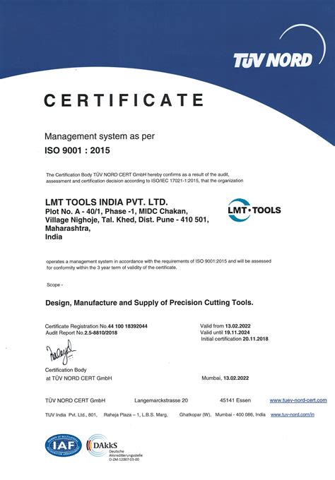 Certificates Lmt Tools