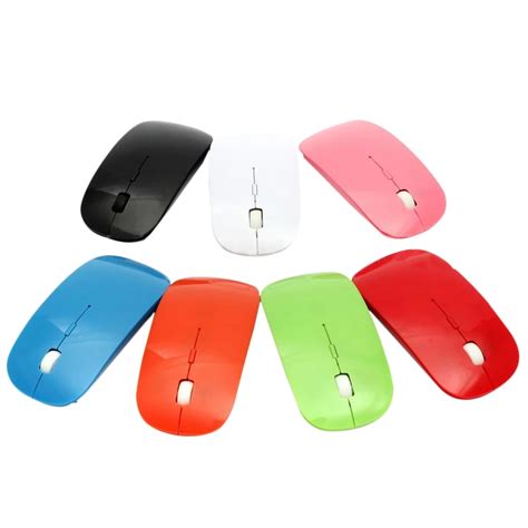 Promotion 24ghz Slim Optical Wireless Mouse Mice Usb Receiver For