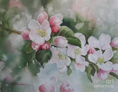 Apple Blossom Painting By Elena Oleniuc Pixels