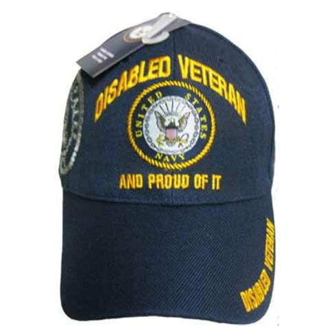 Us Navy Disabled Veteran And Proud Of It Cap