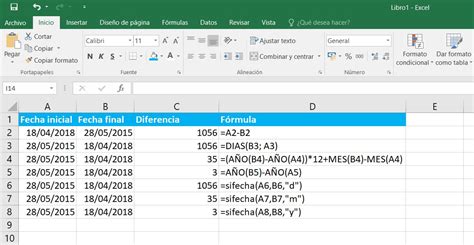 Logika M Rhet Hatalmas Formula En Excel Para Calcular Los Dias Entre