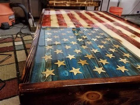 Buy american flag sets from flag store usa! American flag coffee table | Table, American flag wood ...