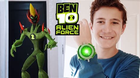 Ben 10 Real Life Omnitrix Transformation Ben 10 Alien Force Youtube