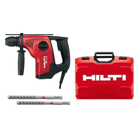 Hilti 120V SDS Plus TE 7 C Corded Rotary Hammer Drill Kit With 2 TE CX