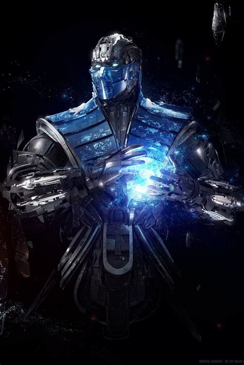 Mortal Kombat 9 Cyber Sub Zero Alternate Costume