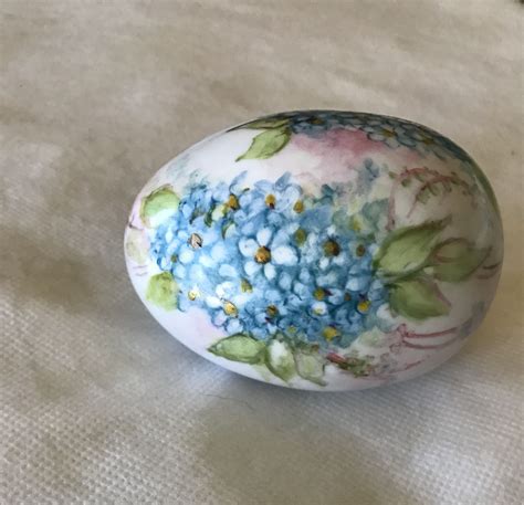 Hand Painted Porcelain Easter Egg By Farnaz F Easter Egg Painting