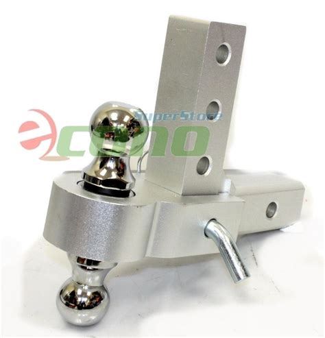 2 5 16 trailer ball lock. Aluminum Adjustable Raise Drop Tow Hitch Mount + Lock & 2 ...