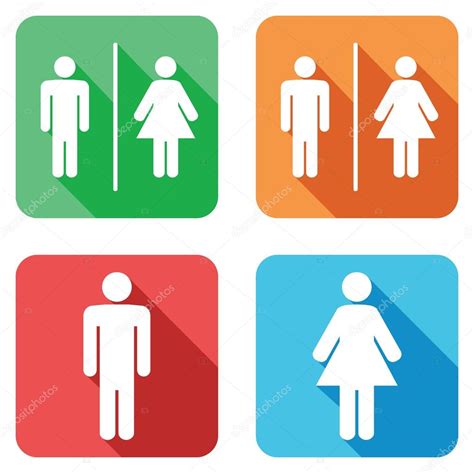 Men And Women Toilet Signs Stock Vector Image By ©jameschipper 53780225