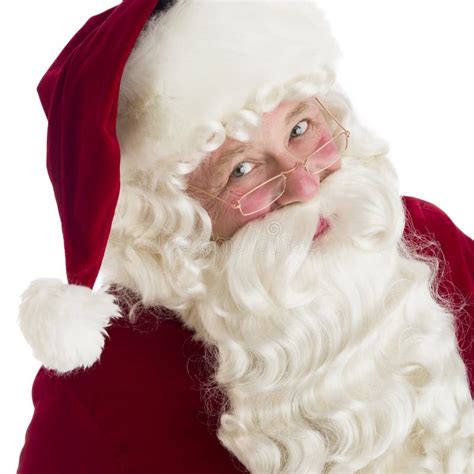Retrato Do Close Up De Santa Claus Foto De Stock Imagem De Santa