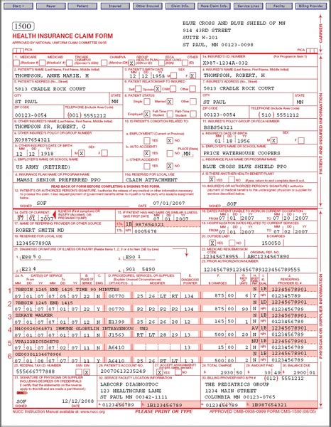 Pdf Smartforms Releases The New Cms 1500 0805 Healthcare Claim Pdf