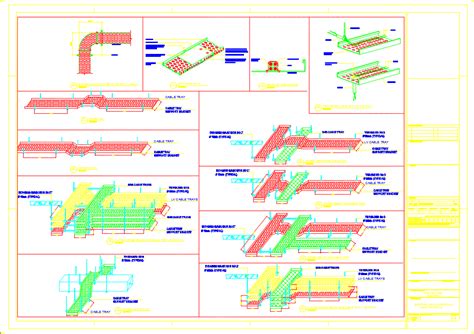 Cable Tray Details Cable Tray Details Autocaddesign Autocad D