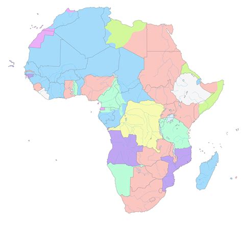 Mapas Geográficos E Históricos Da África Geografia Total™
