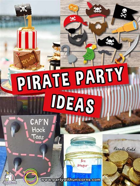 15 Fun Pirate Party Ideas For Kids Party With Unicorns