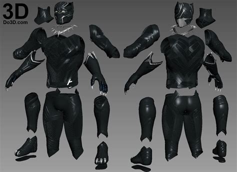 3d Printable Model Black Panther Full Body Suit Armor Gauntlet