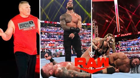 WWE Monday Night Raw Th November Highlights Preview Roman
