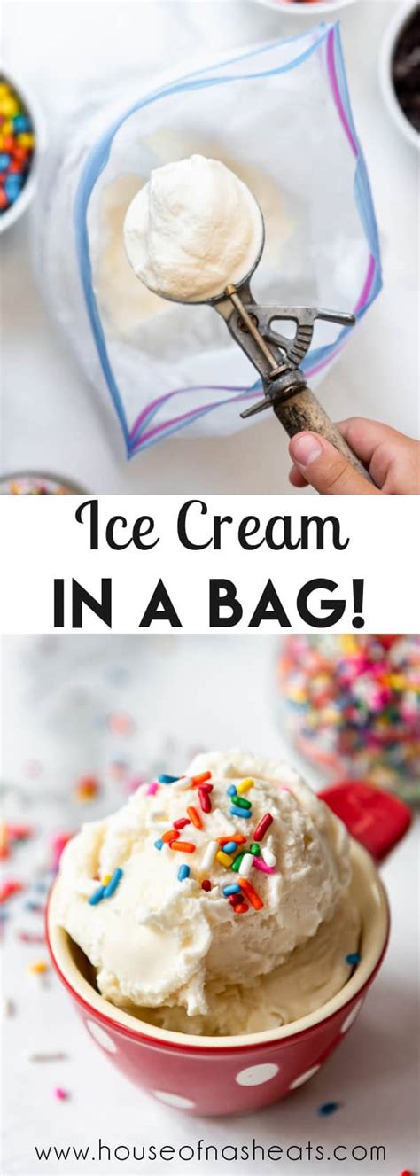 Easy Homemade Ice Cream In A Bag Recipe House Of Nash Eats
