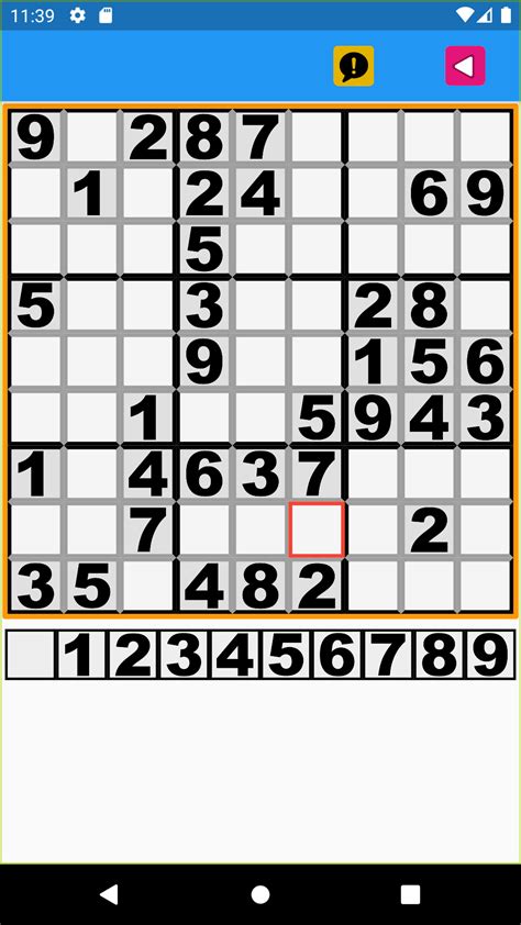 Simple Sudoku Game F Droid Free And Open Source Android App Repository