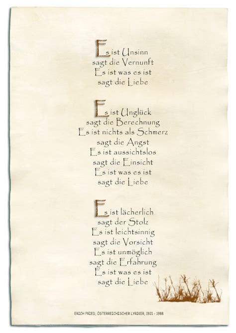 Erich fried wurde am 06.05.1921 in wien geboren. Erich Fried Gedichten - Gedichten Ideen