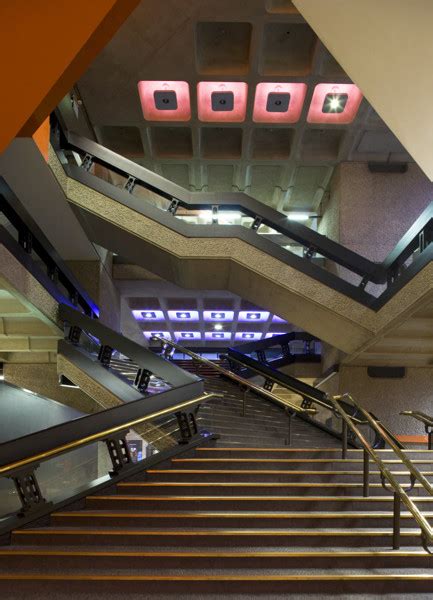 Barbican Centre Silk Street City Of London Staircase And Foyer Of